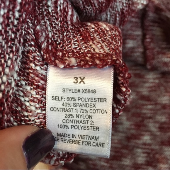 - Adorable Plus size crop sweater with lace back - Picture 6 of 6